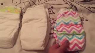 Organic Diapers Review Honest Co7th Generation Touch of CottonBabyganics [upl. by Nnyla611]