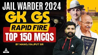 PSSSB Jail Warder 2024  Jail Warder GK GS Classes  Top 150 MCQs [upl. by Nuawaj835]