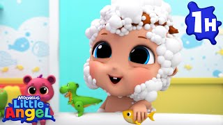 Bath Song Toys  Little Angel  Healthy Habits for kids [upl. by Waddle918]