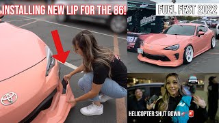 INSTALLING MY NEW LIP AT A SHOW  LA MEET GONE WILD🚨 [upl. by Simonsen]