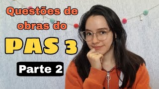 QUESTÕES DE OBRAS DE AUDIOVISUAL E ARTES CÊNICAS DO PAS 3 Prova do PAS 3 de 2020 [upl. by Nunciata]