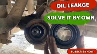 How to Change Differential Oil Seal  How to fix differential oil leaks [upl. by Lashondra]