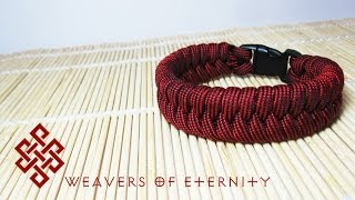 How to Tie a Fishtail Paracord Bracelet Tutorial [upl. by Arev]