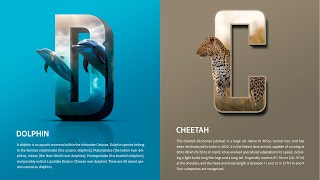 Photoshop Tutorial  Letter Poster Design [upl. by Nylrehc]