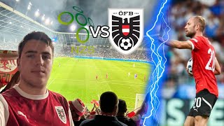 ÖSTERREICH🇦🇹 gegen SLOWENIEN🇸🇮  Nation Leauge  Punkteverlust in Lubjana  Stadionvlog  Alexice99 [upl. by Noleta]