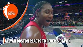 Aliyah Boston was STANDING ON BUSINESS vs the Dream 🗣️ BOW BOW BOW  WNBA on ESPN [upl. by Laen]