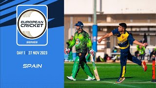 🔴 ECS Spain 2023  Day 1  T10 Live Cricket  European Cricket [upl. by Smart]