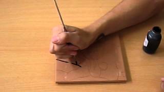 How to Paint a Ceramic Tile [upl. by Neiluj845]