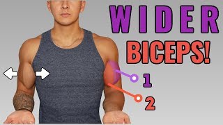 How To Get WIDERTHICKER Looking Biceps Full Biceps Workout [upl. by Cousin]