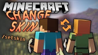 Minecraft Plugin Display Change Skin [upl. by Leidag]