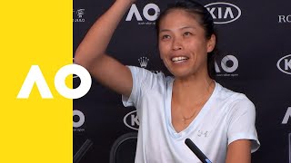 SuWei Hsieh press conference 3R  Australian Open 2019 [upl. by Doughman]