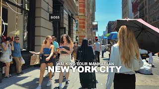 New York Manhattan Summer Travel  Union Square Broadway and SoHo New York City Travel USA 4K [upl. by Jorge]