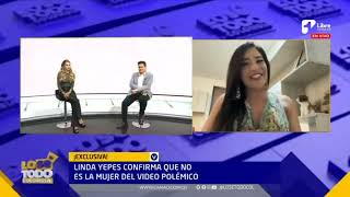 LINDA YEPES ENTREVISTADA SOBRE VIDEO CONTROVERSIAL EN EL PROGRAMA LO SE TODO DE LA TV COLOMBIANA [upl. by O'Carroll]