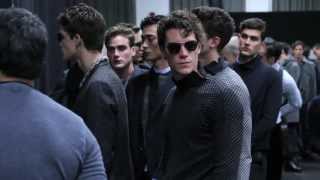 Emporio Armani  2014 Fall Winter Mens Fashion Show Backstage [upl. by Layla]