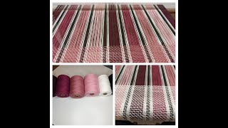 Part 1 Detailed look at weaving twill with 2 heddles on Rigid Heddle Loom [upl. by Pinebrook]