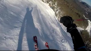 6 Steepest Trails At Temblant Go Pro HD Febuary 2015 [upl. by Ykcin]