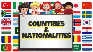 Countries and Nationalities  Learn English [upl. by Poyssick]