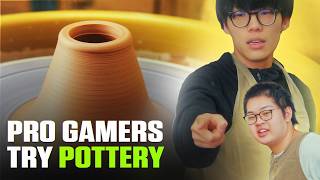 What Happens When Pro Gamers Try Pottery [upl. by Anyalram676]