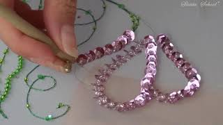 Luneville Embroidery Tutorial Professional Lesson 6 [upl. by Myke178]