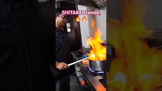 Shitake On Fire🔥🔥🔥status cookingvideo [upl. by Yaresed]