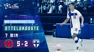 Highlights 7 min  Georgia–Suomi 5–2  FIFA Futsal World Cup 2024 qualifications  7102023 [upl. by Ilana987]