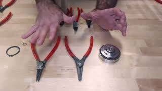 Tool Tip Series 2 Understanding KNIPEX Snap Ring Pliers [upl. by Naillil332]