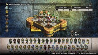 Easy Tactics Ogre Reborn Gameplay Tutorial 296 Hahnela Temple 4th Descent Cleared [upl. by Sisco]