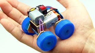 How to Make a Powered Car Very Simple  DIY Electric Mini Car [upl. by Leumas877]