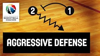 Basketball Coach Dejan Radonjic  Aggressive Defense [upl. by Ahsenik801]