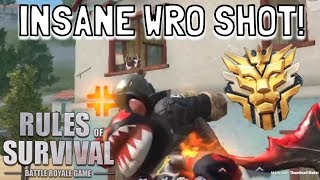 INSANE WRO SHOTS  SOLO 17 KILLS  Rules of Survival Tagalog [upl. by Corry]