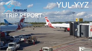 TRIP REPORT  Air Transat  Montreal YUL  Toronto YYZ  A310300 [upl. by Treiber]