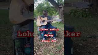 Lohden Walker performs Jeremy by Pearl Jam with low E tuned down to A pearljamcover guitar fyp [upl. by Onidranreb]