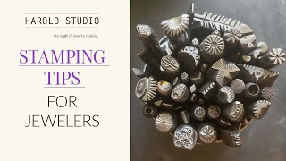 Stamping tips for silversmiths [upl. by Llerahs]