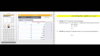 Les suites géométriques à la calculatrice Numworks forme ditequotexplicitequotsomme des premiers termes [upl. by Gordon304]