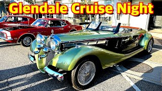 Glendale Cruise Night 2024 Classic Car Show in Glendale California [upl. by Repohtsirhc]