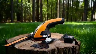 WORX WG800E Tesoura de poda  Português  wwwworxcom [upl. by Frodin443]