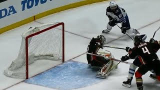 Little gets goal called off for goalie interference Perreault not happy with call [upl. by Onaicnop105]