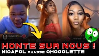 AFFAIRE DE CUILOLO ► Chocolette honnit le Bénin sur le live de NICAPOL [upl. by Audres]