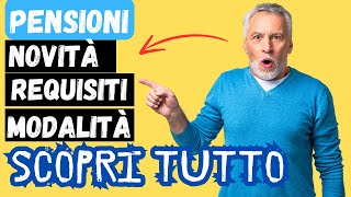 🚀 Riforma Pensioni 2024 Le Sorprendenti Novità per Andare in Pensione Subito 💰 [upl. by Essiralc]