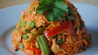 COLOMBIAN ARROZ CON POLLO  How To Make Chicken and Rice  SyS [upl. by Ahsenav]