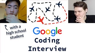 Google Coding Interview With A High School Student [upl. by Aneloaup]