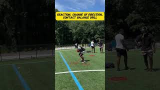 Tank Bigsby Running Back Reaction Drills [upl. by Desimone]