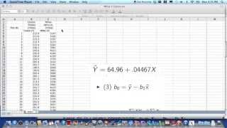 Econometría y Estadística Multivariable Regresión Lineal Simple con Fórmulas Ejercicio Práctico [upl. by Anhaj599]