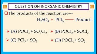 OQV NO – 358 The products of the reaction between H2SO4 and PCl5 [upl. by Fabiola]