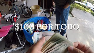 TODO POR 100  VENTA DE GARAGE en USA  Lo Que Tiran Los Ricos Estados Unidos  CHACHAREANDO [upl. by Naggem]