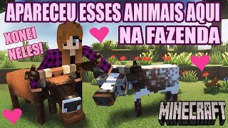 APARECEU ESSES ANIMAIS FERIDOS AQUI NA FAZENDA 🐴minecraft roleplay parte 141 [upl. by Nyrehtak430]