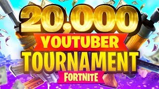 20000 YouTuberStreamer FORTNITE TOURNAMENT Week 9 [upl. by Ellehsim]