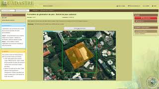 Cadastre commande de documents en ligne [upl. by Asilram]