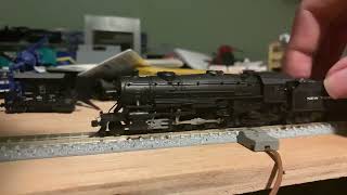 Different N scale steam locomotives haulage test [upl. by Arocat]