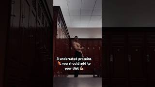 3 underrated proteins 🍖 you should add to your diet 💪🏼 diet nutrition fitnessjourney [upl. by Anastasio]